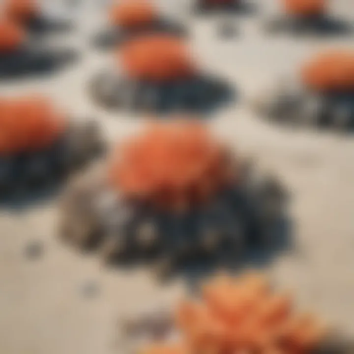 A close-up of coral reefs affected by harmful sunscreen chemicals.