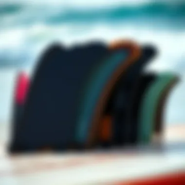 Array of bodyboard fins in various styles