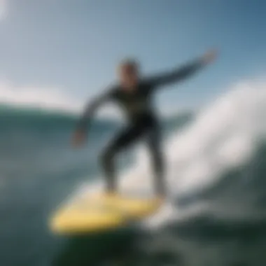 Surfer in Action with the Cabrinha Autopilot Surfer experiencing the Cabrinha Autopilot in action