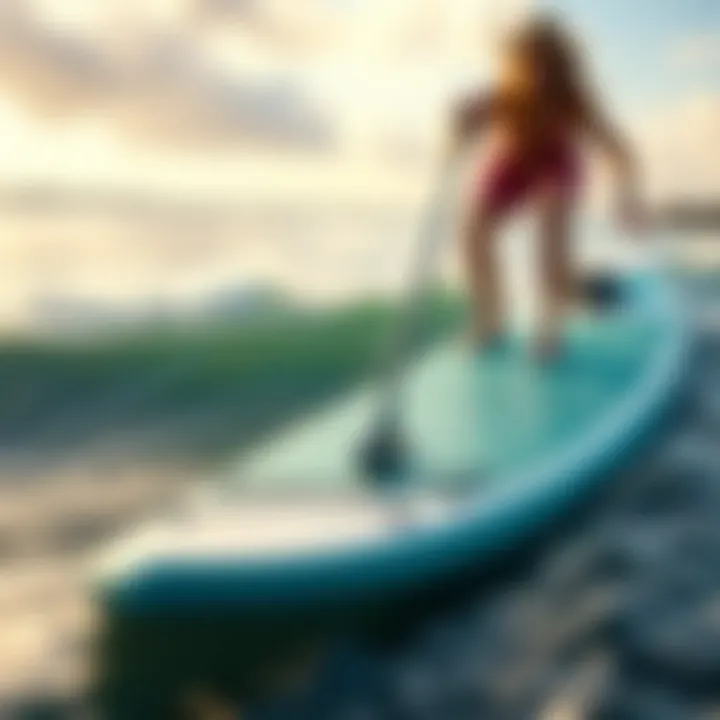 Paddle board stability features