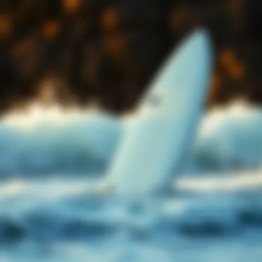 Sleek Design of the Surfboard SB6190 Surfboard SB6190 showcasing its sleek design