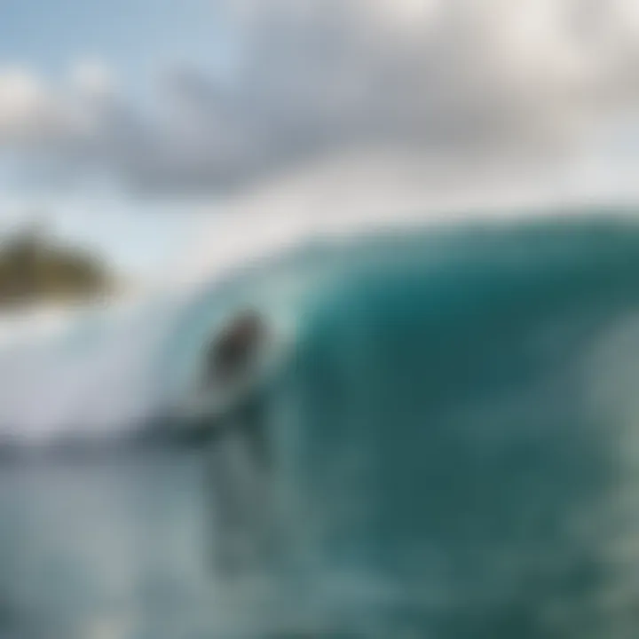 Surfers enjoying the perfect conditions on Oahu