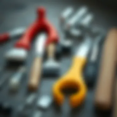 Tools for Wax Removal Essential tools for wax removal laid out neatly