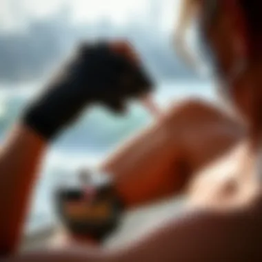 Post-Wax Care by an Expert Expert applying post-wax soothing cream