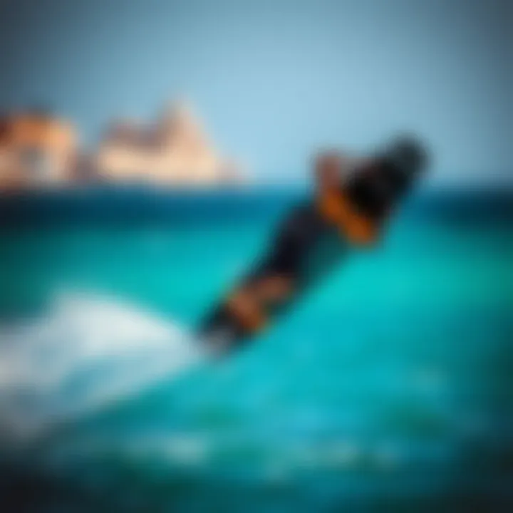 A rider showcasing advanced foil wakeboarding techniques