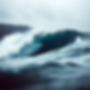 The Environmental Narrative of The Great Wave Environmental themes represented through waves