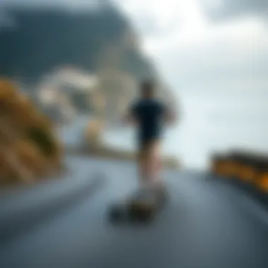 Scenic Coastal Route for Longboarding Enthusiasts A scenic coastal route ideal for electric longboarding