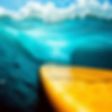 Impact of Material Choice on Surfboard Performance Visual representation of how material choice affects surfboard performance