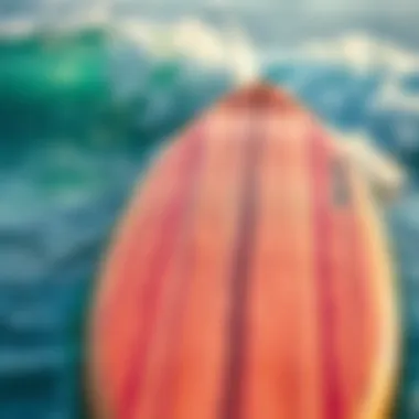 Sustainability in Surfboard Deck Materials Infographic highlighting the sustainability of different surfboard deck materials