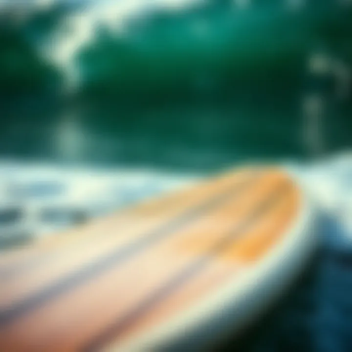 Traditional vs Modern Surfboard Materials Comparison of traditional wood and modern foam materials for surfboards