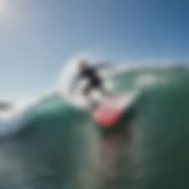 Close-up of the innovative wave technology at Nland Surf Park