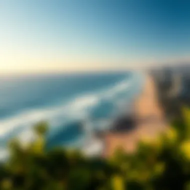 Coastal Beauty of Sunset Beach Aerial view of Sunset Beach and its coastline