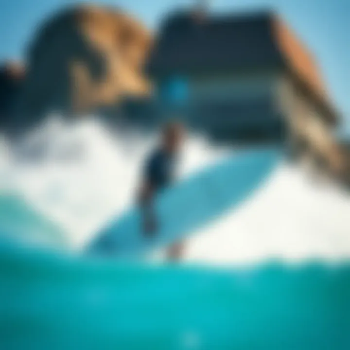 Eco-friendly surf gear and products emphasizing sustainability efforts