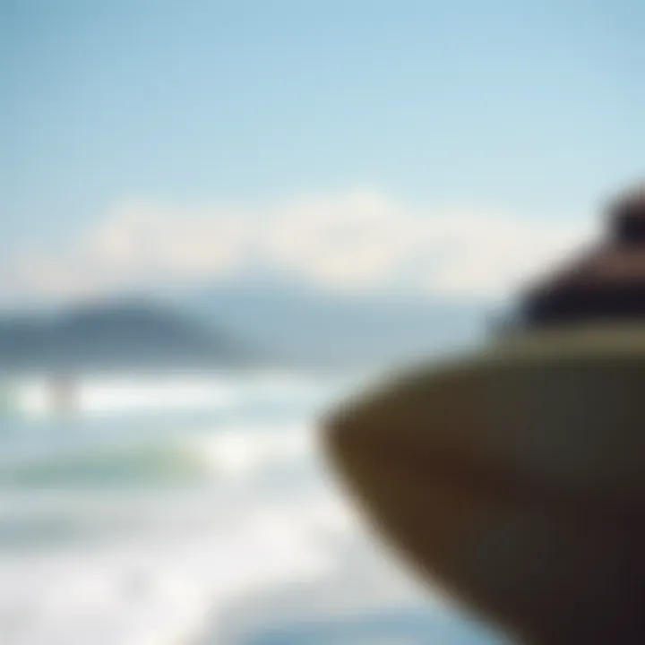 Ideal Surfing Conditions at Sayulita Beach Serene beach view showcasing optimal surfing conditions