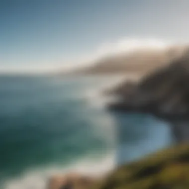 Panoramic view of Monterey coastline