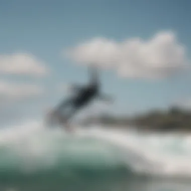 A group of kiteboarders sharing tips and techniques