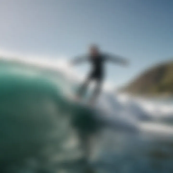 A thrilling wakesurfing session with riders enjoying the waves