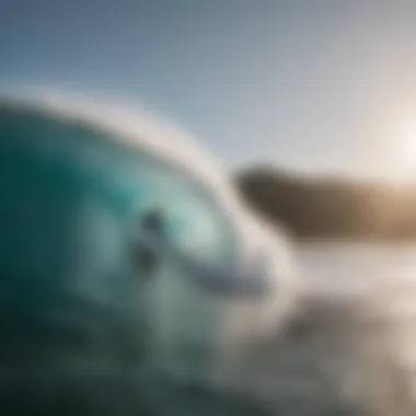 Surfers enjoying optimal surf conditions