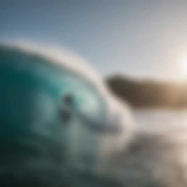 Surfers enjoying optimal surf conditions