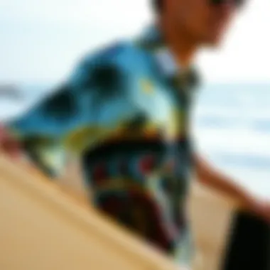 Artistic Designs Reflecting Surf Culture Artistic designs of crazy shirts showcasing surf culture