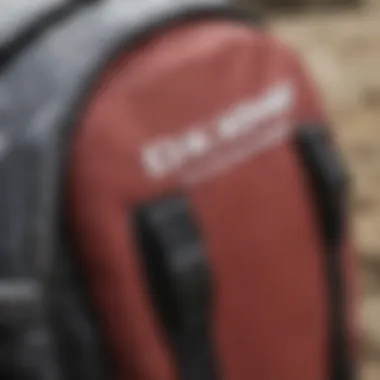 Close-up of the Dakine Day Bag showcasing its durable fabric and stitching