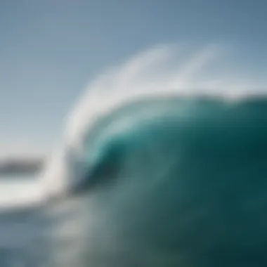 Graph showcasing the relationship between wind patterns and surf conditions