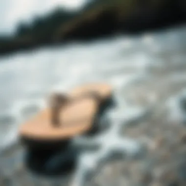 Eco-friendly flip flops made from sustainable materials