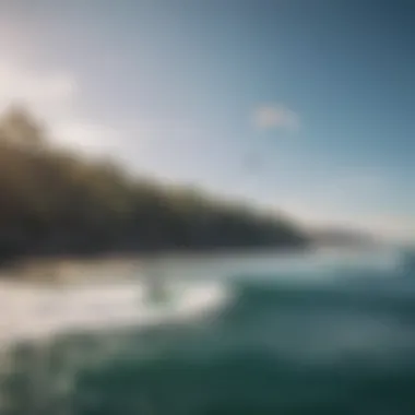 Wingsurfing Community Landscape Stunning landscape showcasing a wingsurfing community