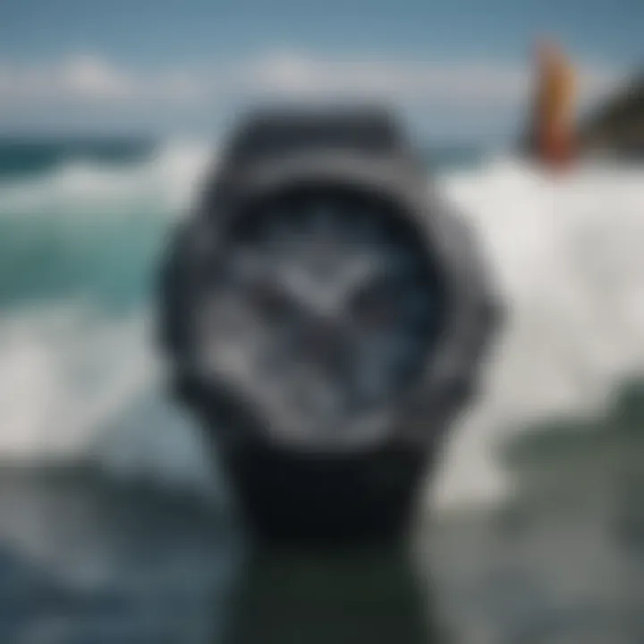 The evolution of G-Shock surf watches through various models