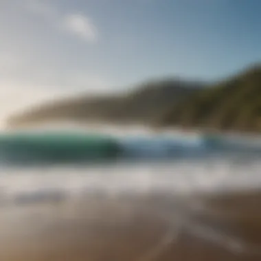 Surfers enjoying the waves at Gilgo Beach