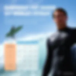 Illustration of Hurley wetsuit fit guide.
