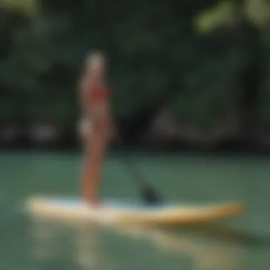 Infographic showing factors affecting paddle board sizing