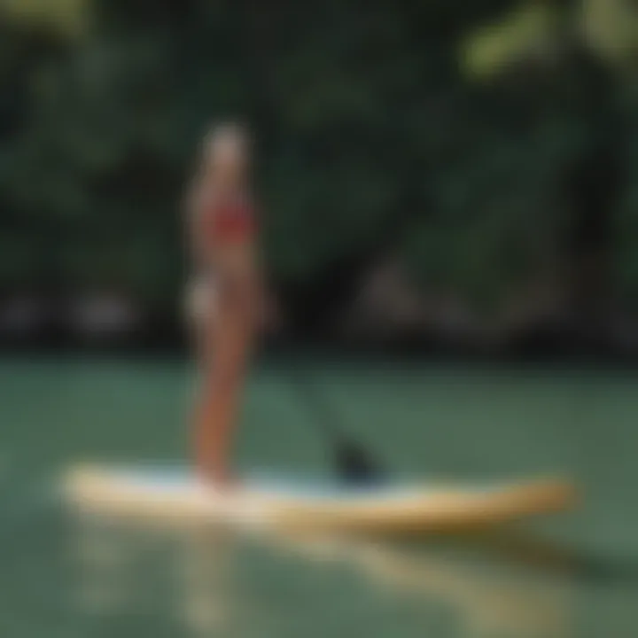 Infographic showing factors affecting paddle board sizing