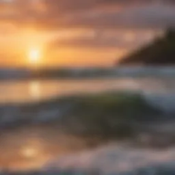 A vibrant sunset over the beaches of Puerto Rico