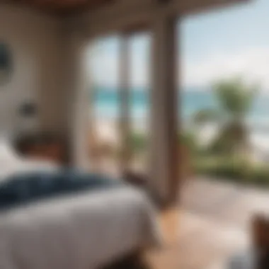 Cozy hotel room with ocean view at Punta Mango Surf Hotel