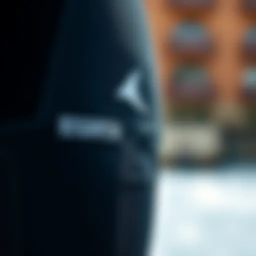 Detailed view of the Rip Curl size 4 wetsuit showcasing its intricate stitching and design features