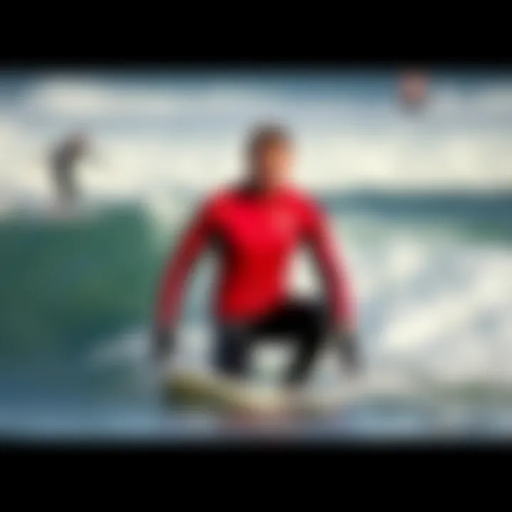Versatility of Rip Curl Size 4 Wetsuit in Surfing Rip Curl size 4 wetsuit demonstrated in various surfing conditions, emphasizing its versatility
