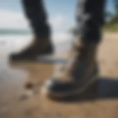 Easy-to-clean footwear after a fishing trip