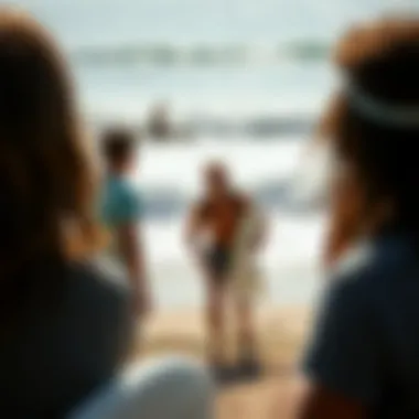 Engaging community events and activities at the surf camp