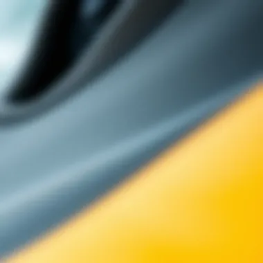 Close-up of high-quality neoprene material used in wetsuits