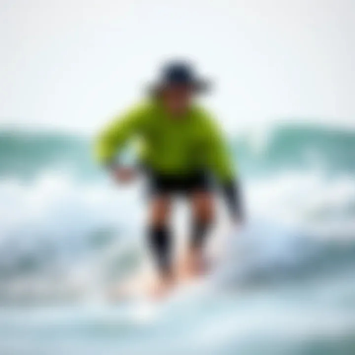 Performance in Action Performance characteristics during use in surf conditions