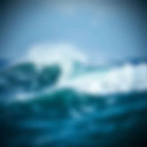 Dynamic waves influenced by prevailing winds