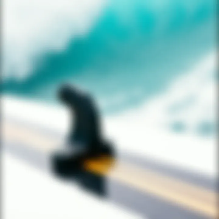 Close-up of surf adapter attached to a surfboard