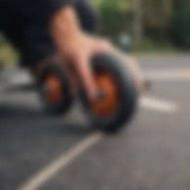 Maintenance tips for longboard wheels displayed visually