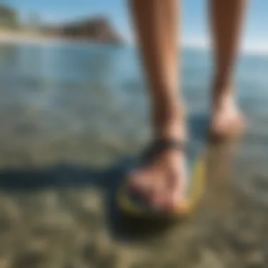 Snorkel Fin Size Recommendations by Foot Measurement Chart displaying snorkel fin size recommendations based on foot measurements
