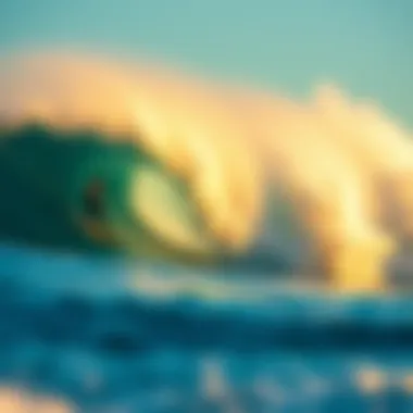 Impact of Swell Direction on Wave Conditions Visual representation of swell direction and its effect on waves