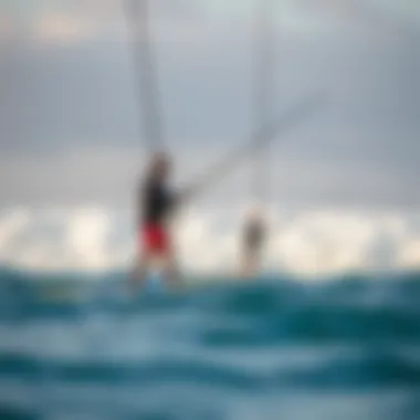 Demonstrating optimal placement techniques for surf rod holders