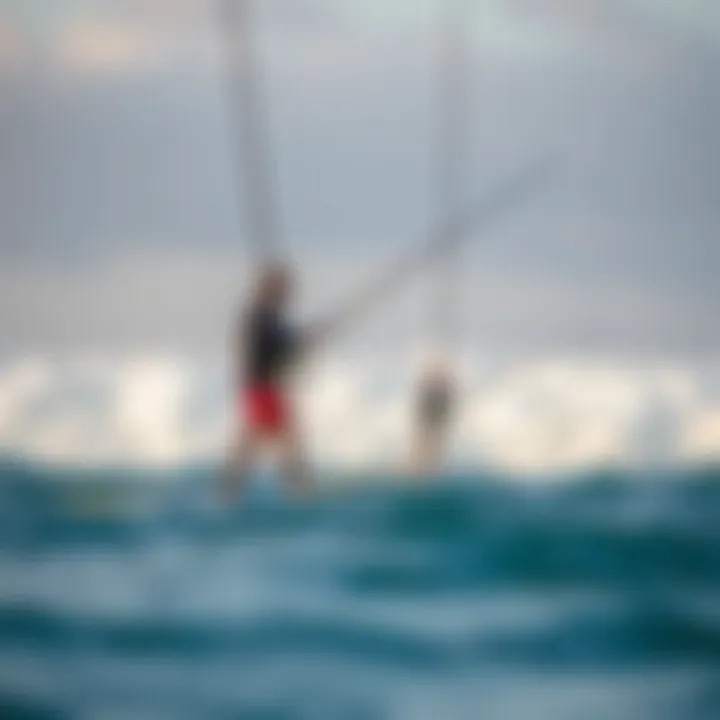 Demonstrating optimal placement techniques for surf rod holders