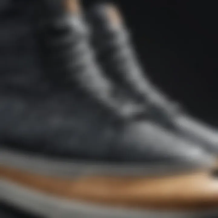 Close-up view of Vans Surf Boot showcasing material texture