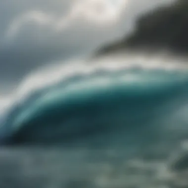 Close-up of Wavestorm features